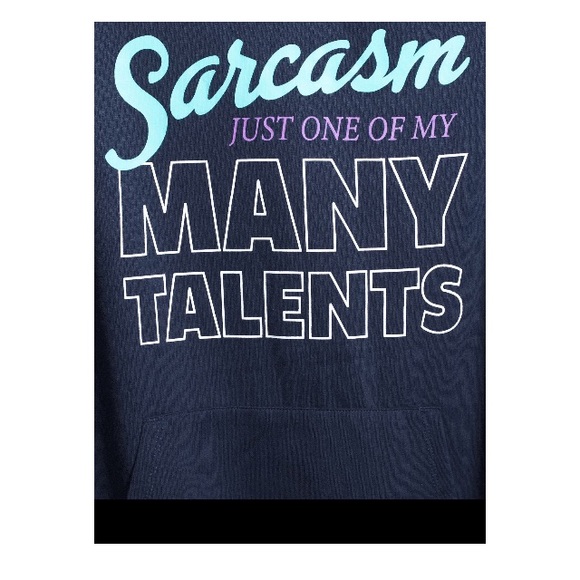Juniors Sarcasm Is One of My Many Talents Hoodie - Picture 4 of 4